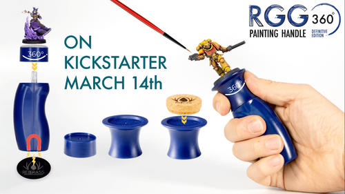 Elevating Miniature Painting: A Look at the RGG 360° V2 Painting Handle