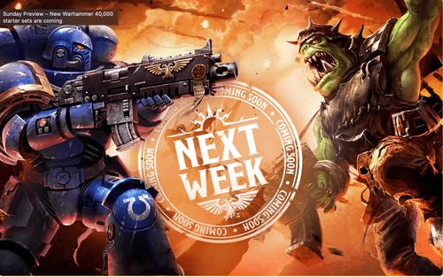 Warhammer 40k Starter Sets Pre-orders
